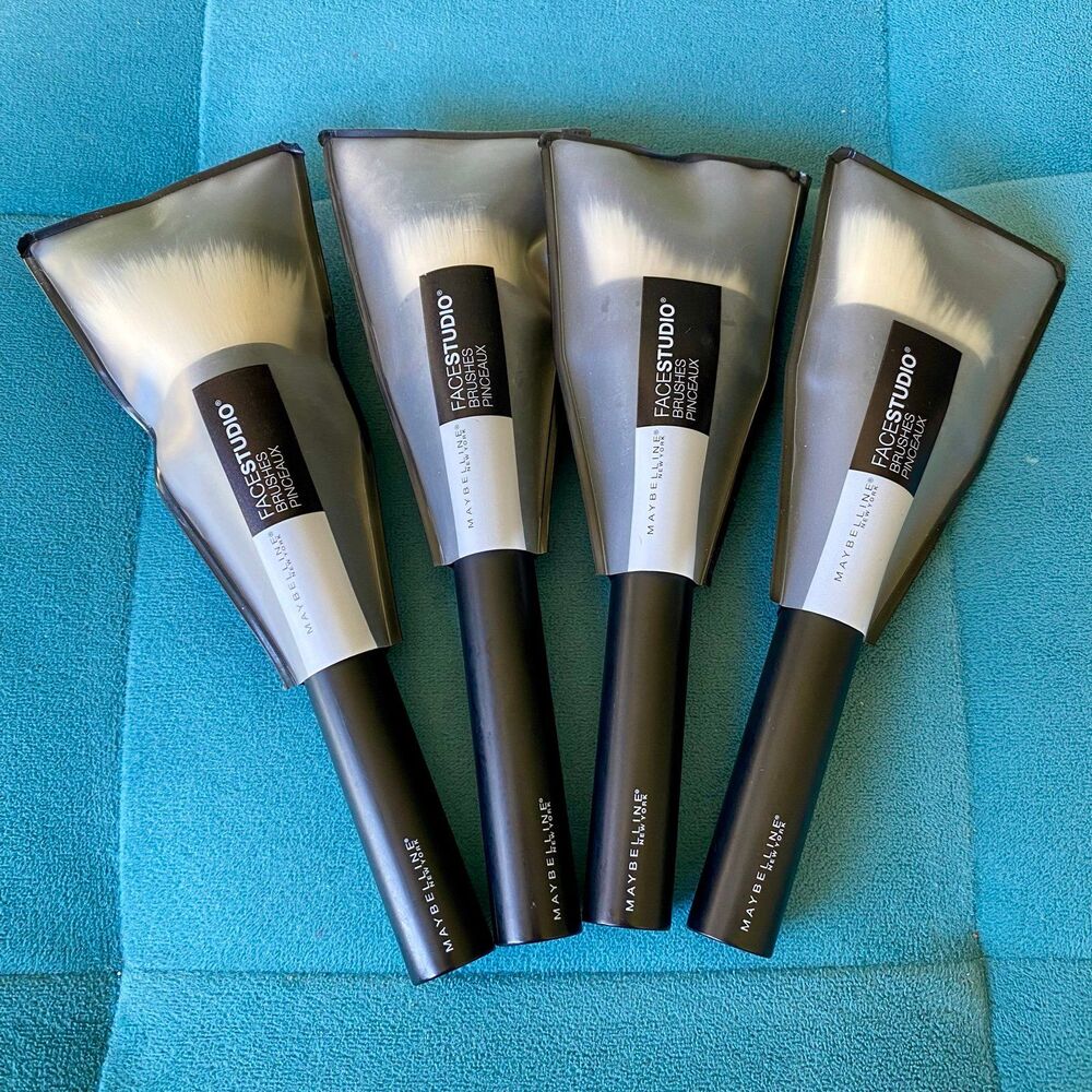 NEW Maybelline Face Studio Makeup Brushes Bundle of 4